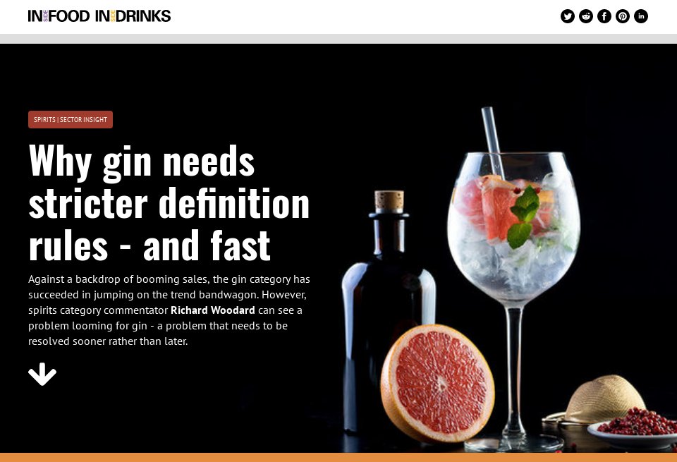 Why gin needs stricter definition rules and fast Inside Drinks