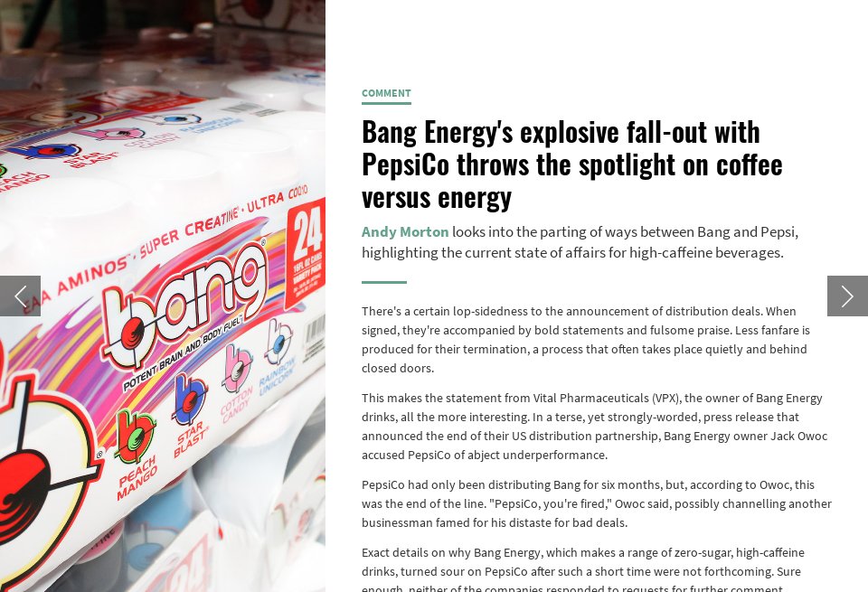 Bang Energy's explosive fall-out with PepsiCo throws the ...