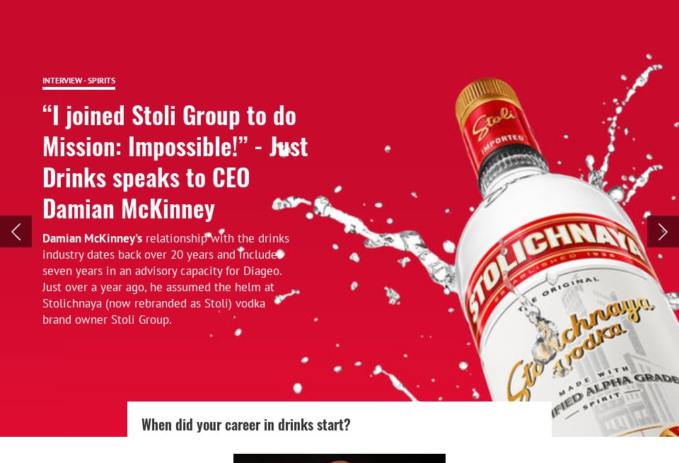 Just Drinks speaks to Stoli Group CEO - just-drinks magazine 