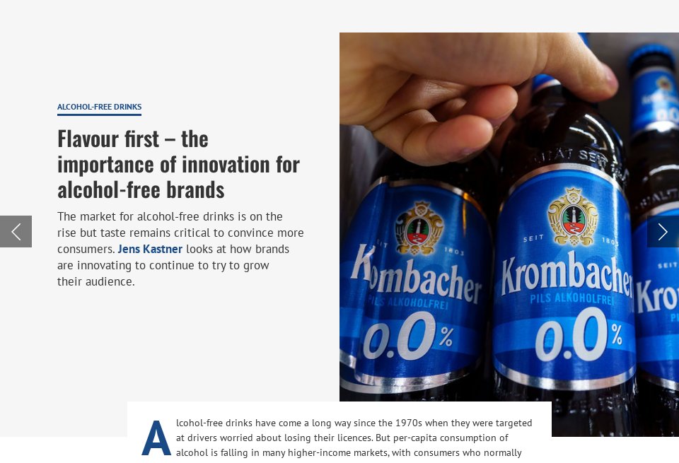 The importance of innovation for alcoholfree brands Just Drinks